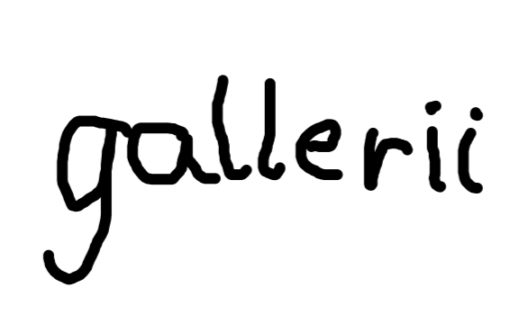 hand-writted gallerii logo